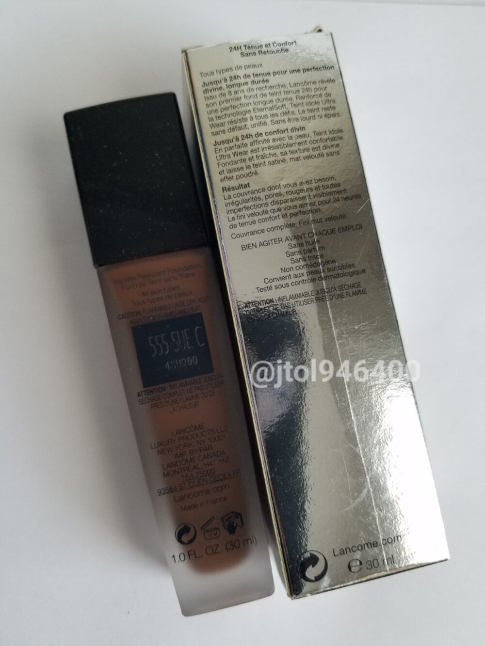 Lancome Teint Idole Ultra Wear 555 Suede Original Formula - Picture 5 of 8